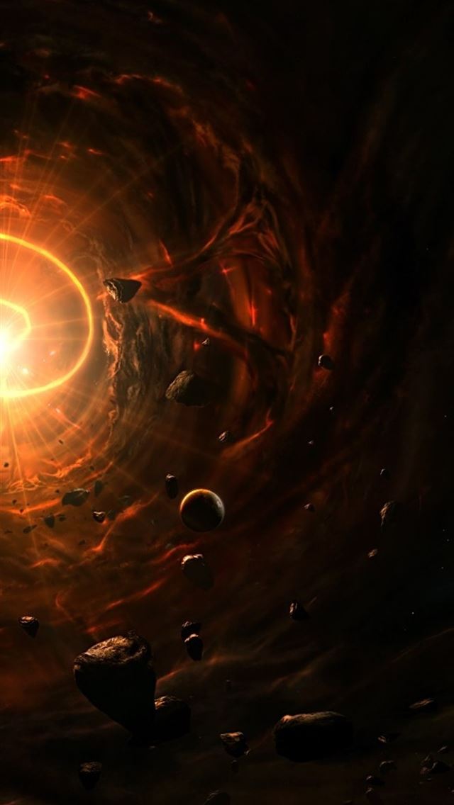 1284x2778 Black Hole Galaxy Meteorite Stars for Samsung Gala... - meteorite iPhone Wallpaper
