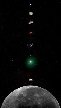 Solar system live wallpaper for Android - Download | Cafe Bazaar