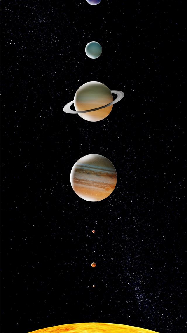 1284x2778 Amoled Solar System Cave - solar system iPhone Wallpaper