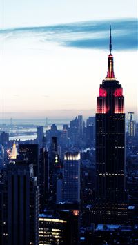 Empire State Building New York 4k Sony Xperia X XZ... wallpaper