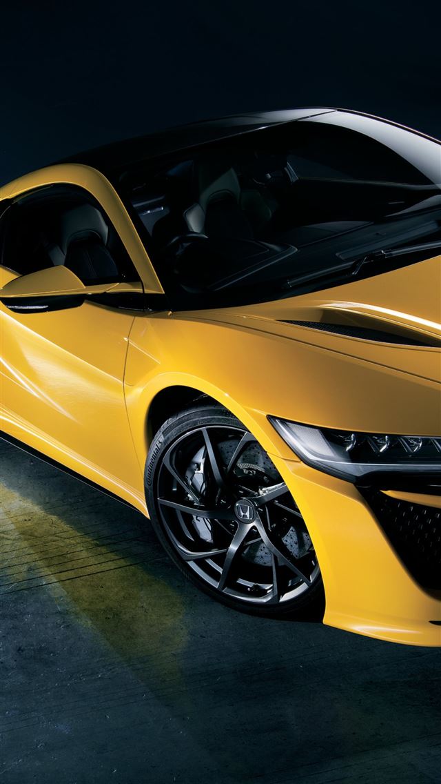 1284x2778 honda nsx yellow car 2020 samsung galaxy s8 samsun... - honda nsx iPhone Wallpaper