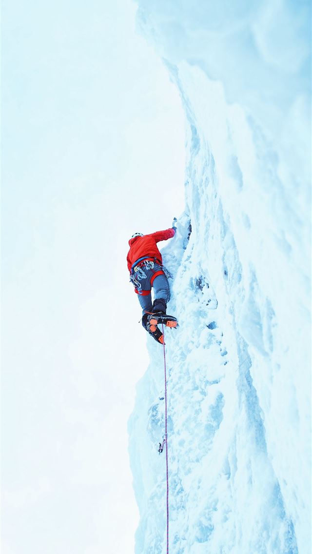1284x2778 climber snow mountain climbing samsung galaxy s4 s... - climbing iPhone Wallpaper