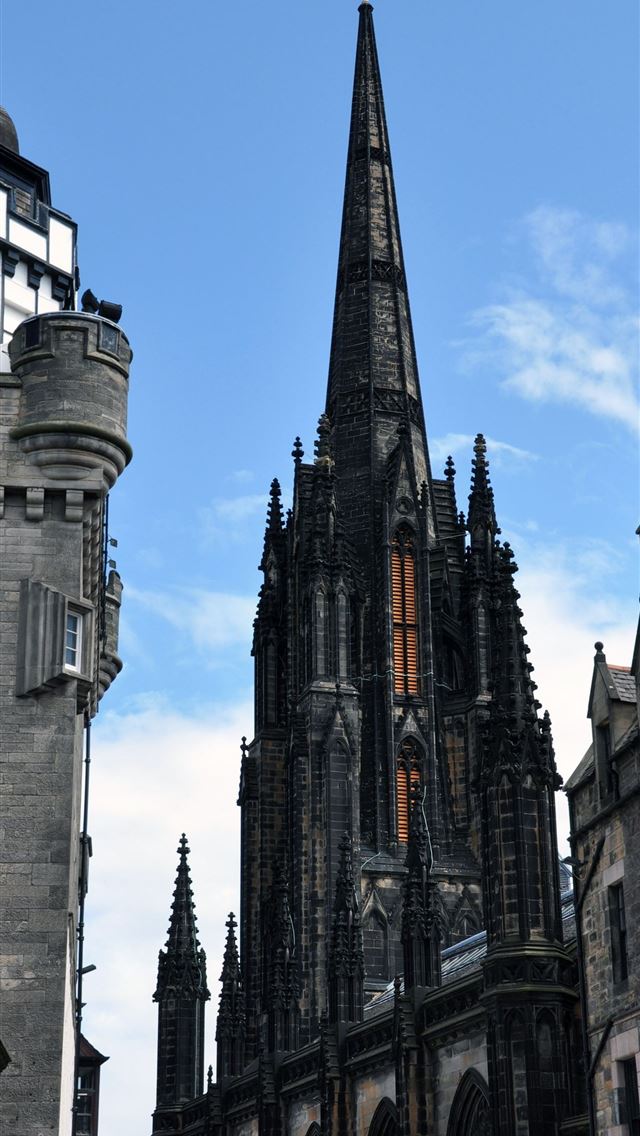 1284x2778 Gothic Church Edinburgh Scotland by Leah Marie Bro... - edinburgh iPhone Wallpaper