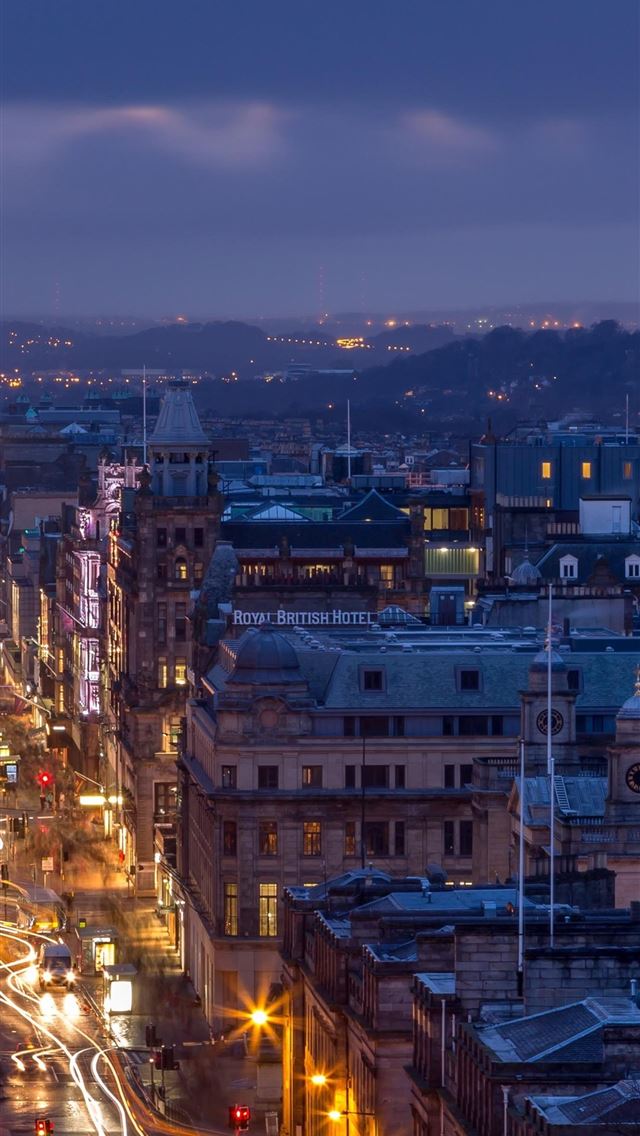 1284x2778 Edinburgh Carlton Hill Road Night Desktop Backgrou... - edinburgh iPhone Wallpaper