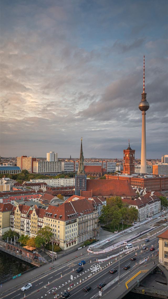 1284x2778 Images Berlin Germany Tower Bridges Street Rivers ... - berlin iPhone Wallpaper