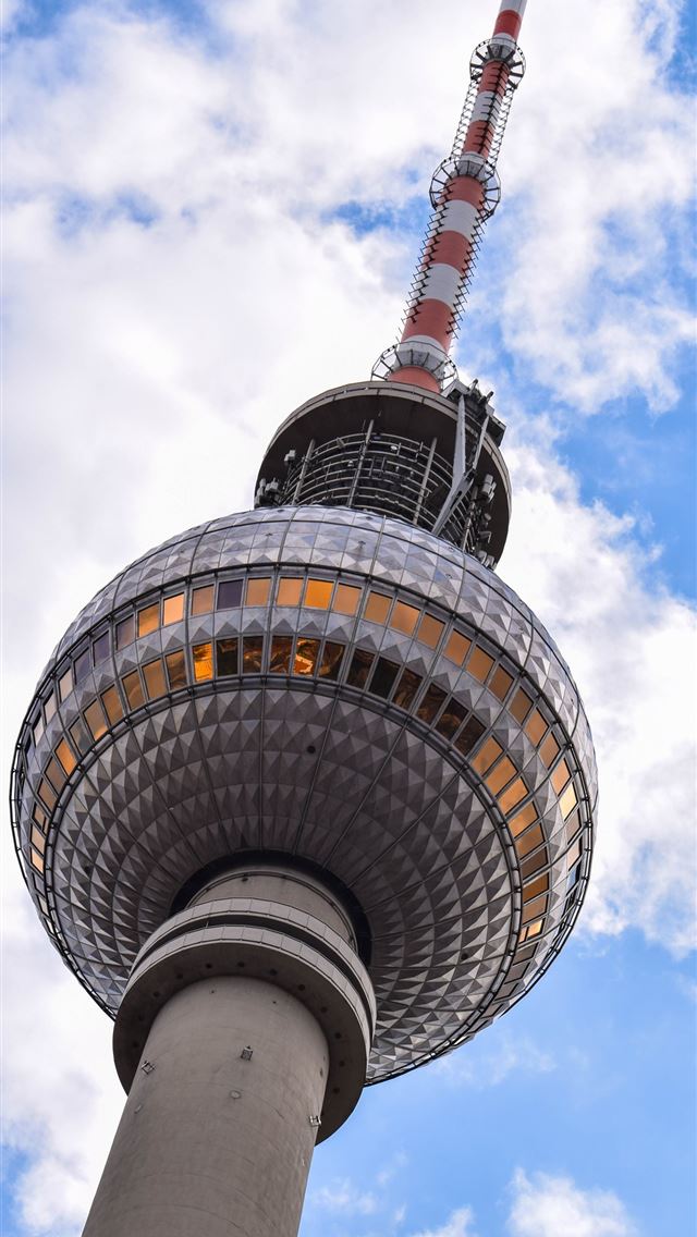 1284x2778  architecture sky skyscraper blue Germany tower Be... - berlin iPhone Wallpaper