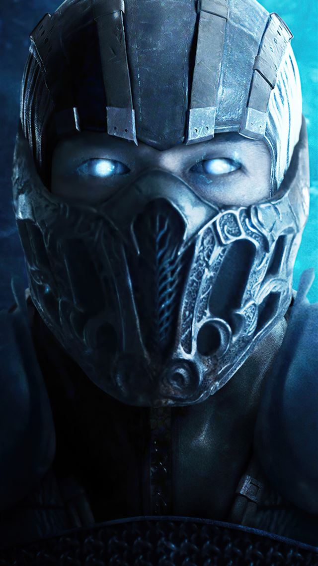 1284x2778 sub zero mortal kombat art 4k - artstation iPhone Wallpaper