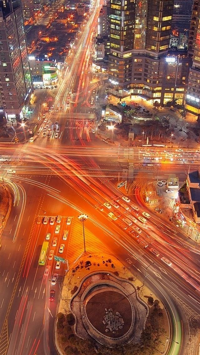 1284x2778 Seoul Roads Buildings South Korea Timelapse for Sa... - south korea iPhone Wallpaper