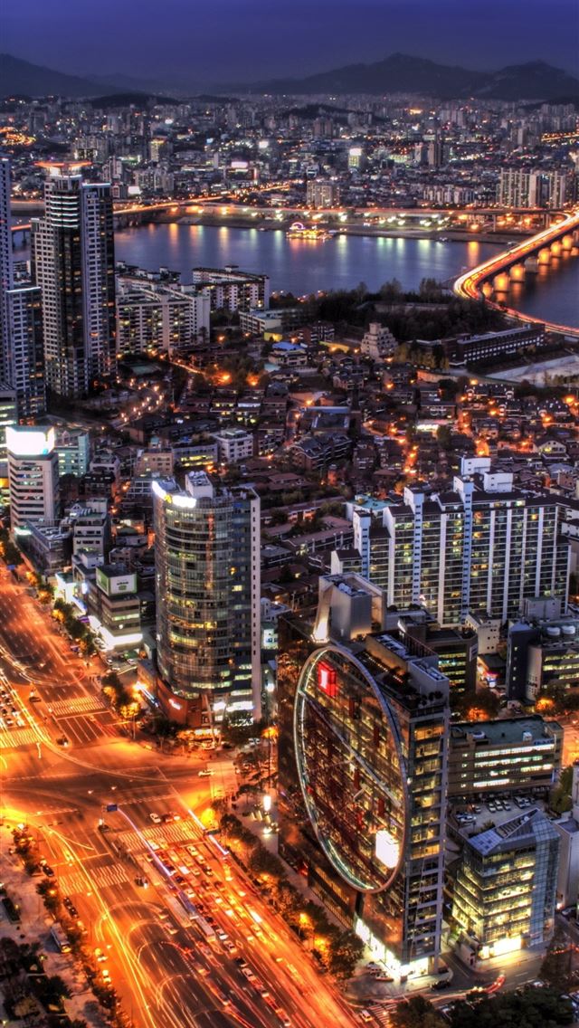 1284x2778 south korea seoul capital city Sony Xperia X XZ Z5... - south korea iPhone Wallpaper