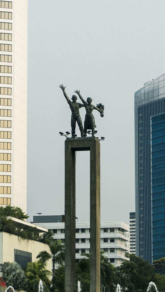 1284x2778 landscape city building Jakarta K hd desktop - jakarta iPhone Wallpaper