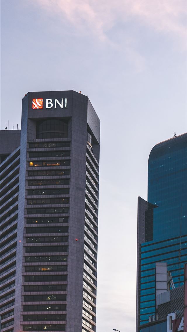 1284x2778  Jakarta Indonesia skyline building sunset skyscra... - jakarta iPhone Wallpaper