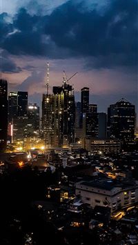 Jakarta City Night View wallpaper