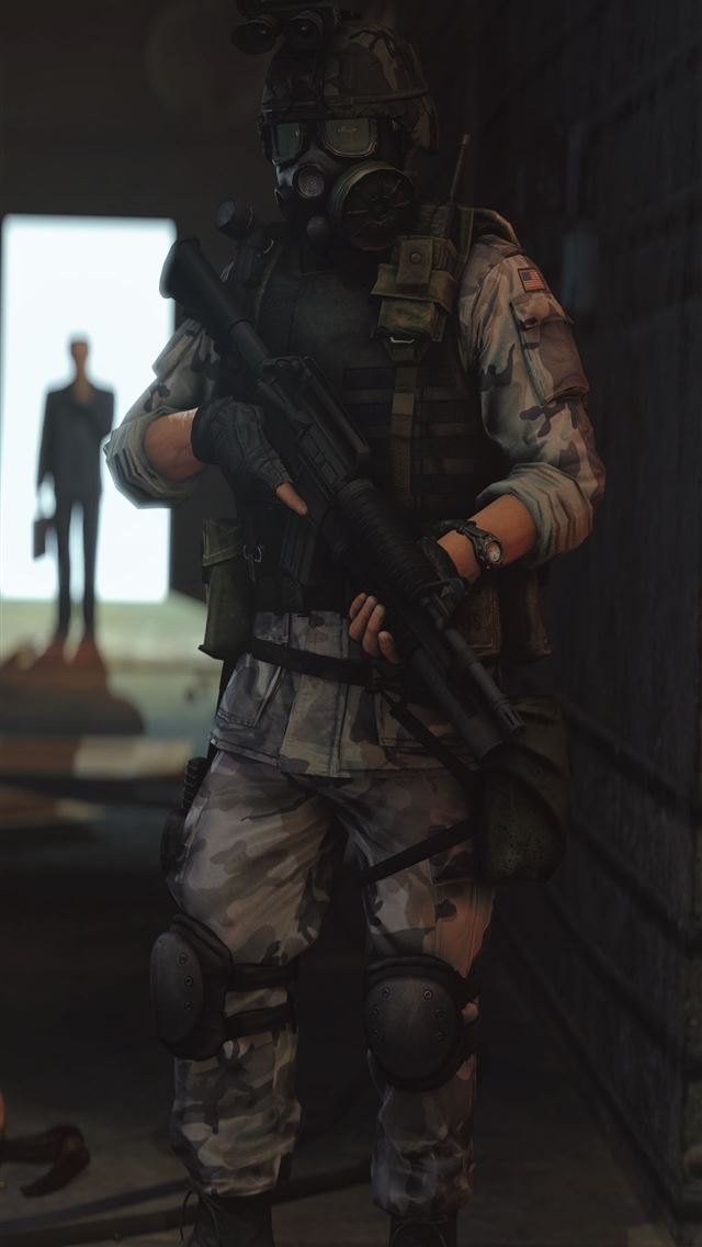1284x2778 Black Mesa Half Life Cpl Adrian Shephard Author Yu... - half life iPhone Wallpaper