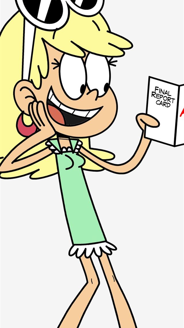 1125x2436 Leni's Final Report Card by Luxojr888 on DeviantAr... - the loud house iPhone Wallpaper