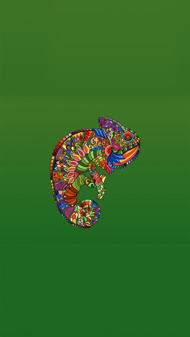 1284x2778 Minimal art Chameleon LG V30 LG G6 - chameleon iPhone Wallpaper