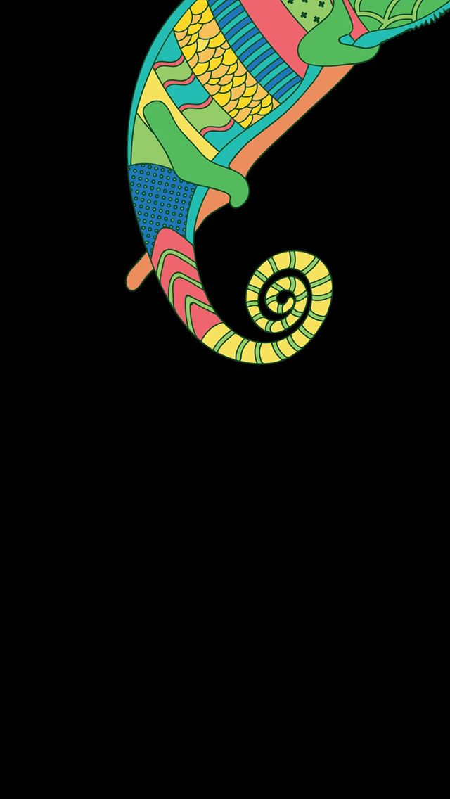 1284x2778 Patterns of a Chameleon Galaxy S10 Hole Punch - chameleon iPhone Wallpaper