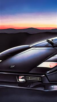 Lamborghini Countach 5000 Painting Art 4k Sony Xpe... wallpaper