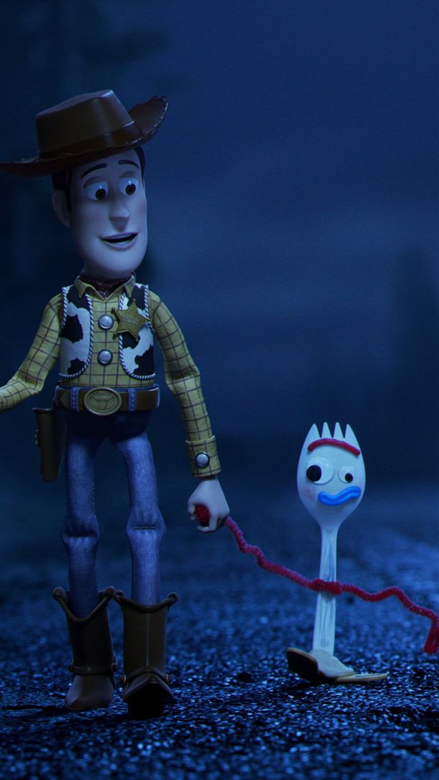 1284x2778 Toy Story 4 Woody and Forky 8K - toy story iPhone Wallpaper