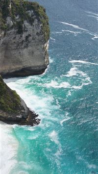 bali coast sea aerial view nature samsung galaxy s... wallpaper