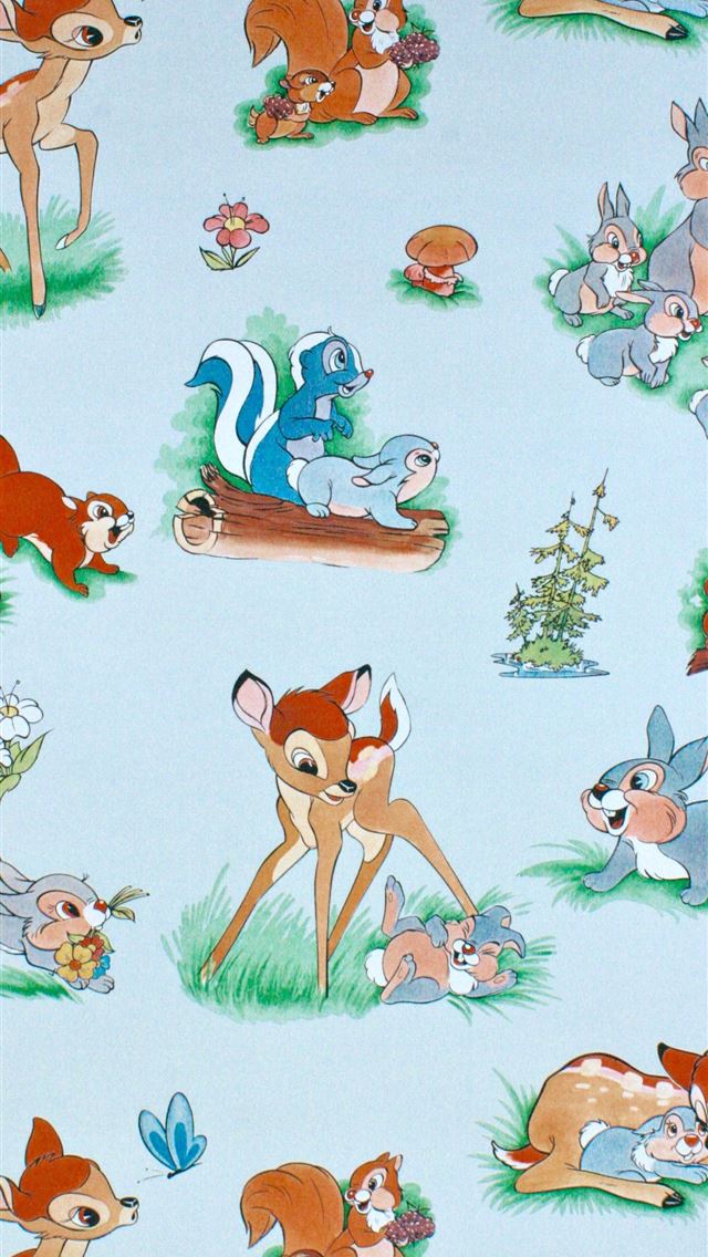 1284x2778 Vintage kids Bambi from the 70s Shop at Vintage be... - bambi iPhone Wallpaper
