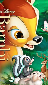 Walt Disney Posters Bambi personaggi Disney foto f... iPhone wallpaper