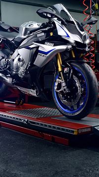 yamaha yzf r1m supersport motorcycle wallpaper