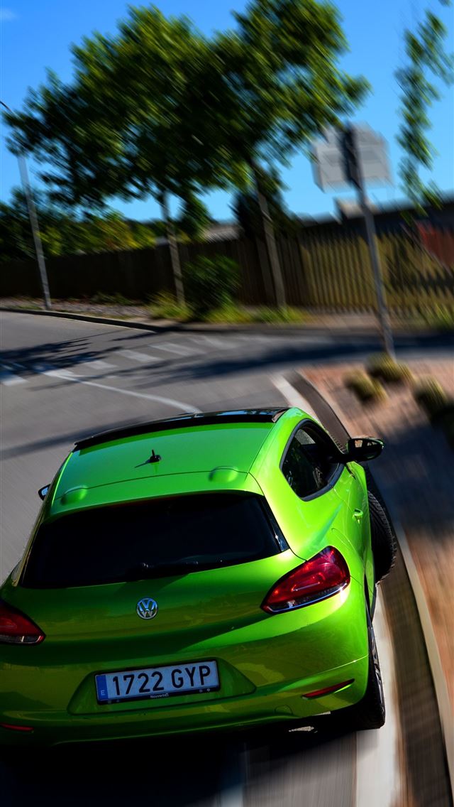 1284x2778 VW Scirocco viper grün viper green metallic Barce... - scirocco iPhone Wallpaper