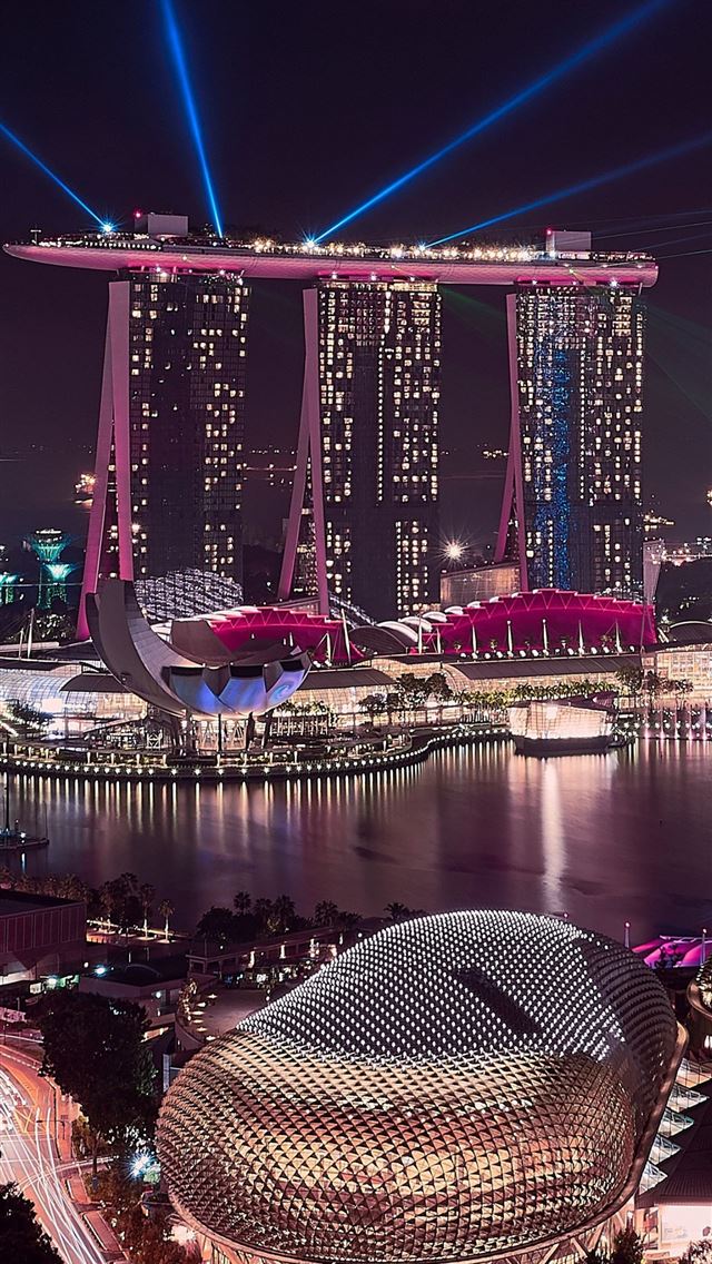 1284x2778 marina bay sands singapore cityscape buildings aer... - singapore iPhone Wallpaper