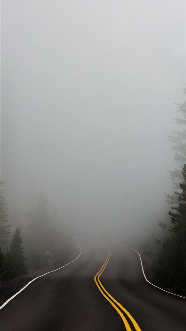 1284x2778 ID 259768 road fog mist and cloud hd 4k - fog iPhone Wallpaper