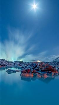 blue lagoon wallpaper