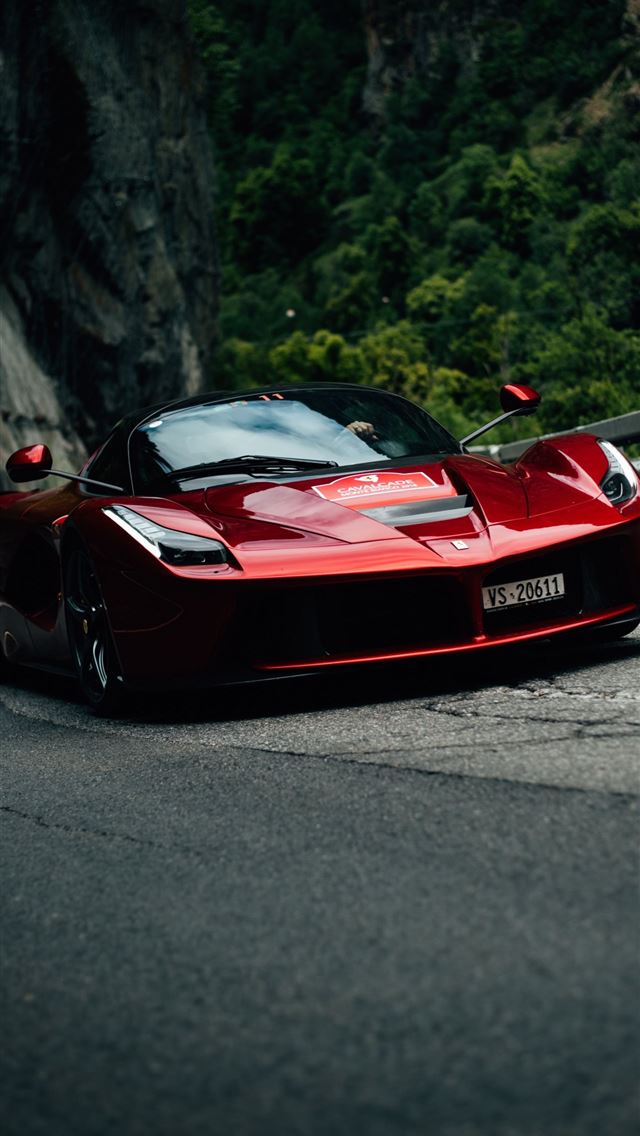 1284x2778 ferrari laferrari aperta red sports car samsung ga... - laferrari iPhone Wallpaper