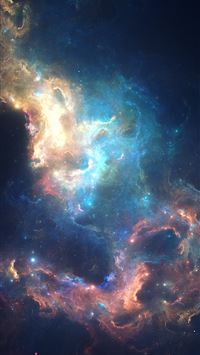 space galaxy iPhone wallpaper