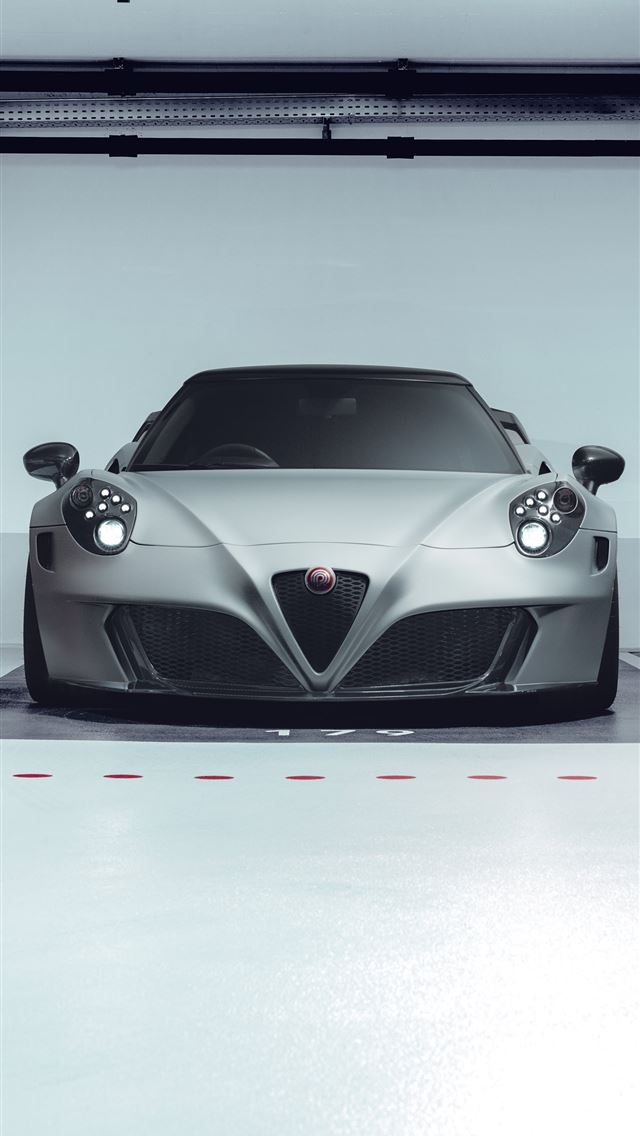 1284x2778 2020 Alfa Romeo 4C Nemesis Pogea Racing Front 10k ... - alfa romeo 4c iPhone Wallpaper
