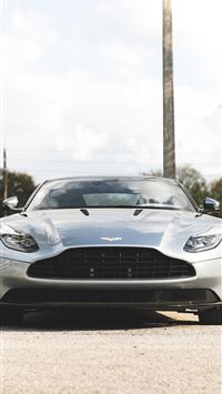 Silver Aston Martin DB11 Sport Car HD wallpaper