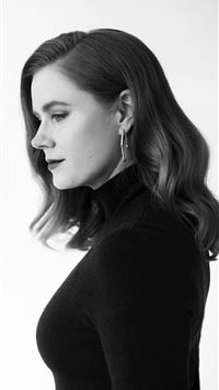Amy Adams Actress Celebrity Women Brunette Monochr... wallpaper