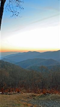 Newfound Gap November Sunset Great Smoky Mountains... wallpaper