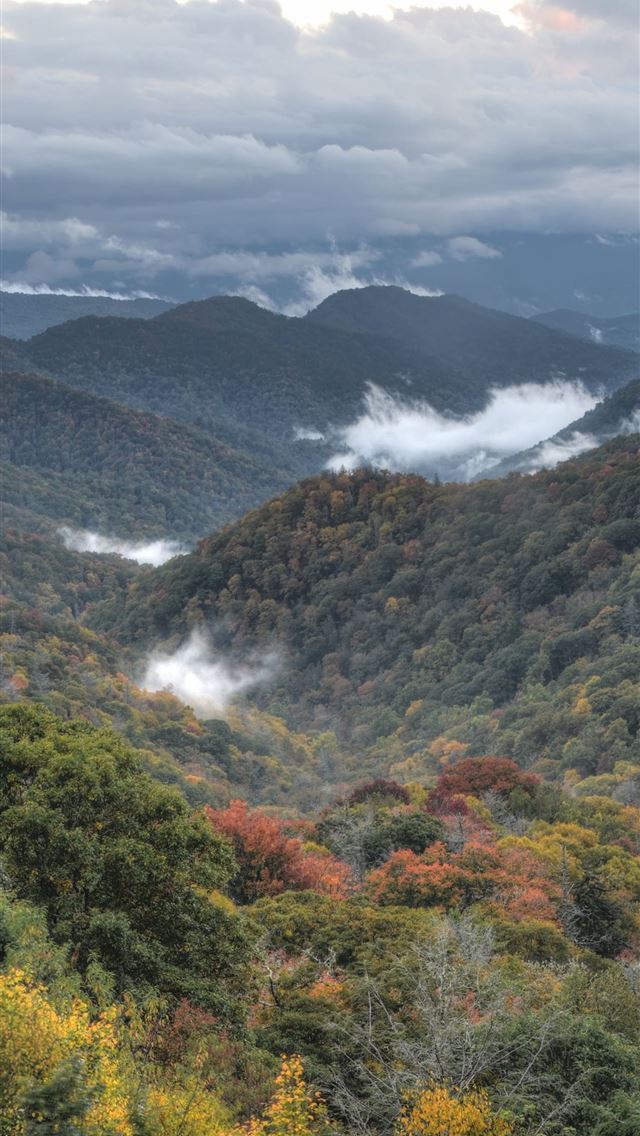 1284x2778 The Great Smoky Mountains near Bryson City North C... - great smoky mountains national park iPhone Wallpaper