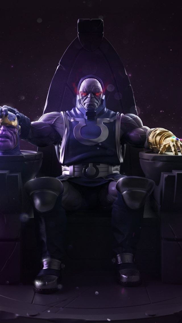1125x2436 Batman V Superman Dawn Of Justice ic Artwork Red E... - darkseid iPhone Wallpaper