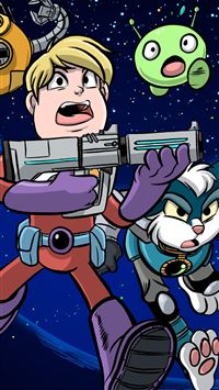 Final Space Netflix Tv Series Artwork Samsung Gala... wallpaper