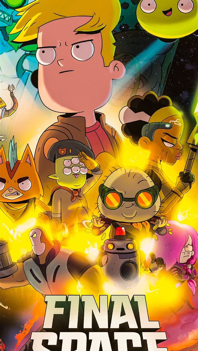 1284x2778 Final Space Arachnitects Trakt tv - final space iPhone Wallpaper