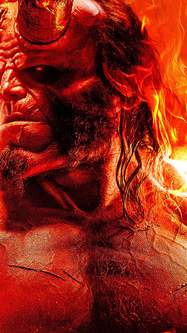 1284x2778 Hellboy David Harbour poster 5K Movies - hellboy iPhone Wallpaper