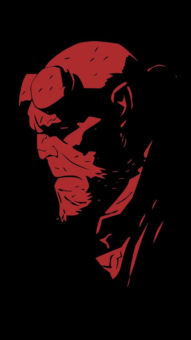 1284x2778 ics 4K - hellboy iPhone Wallpaper