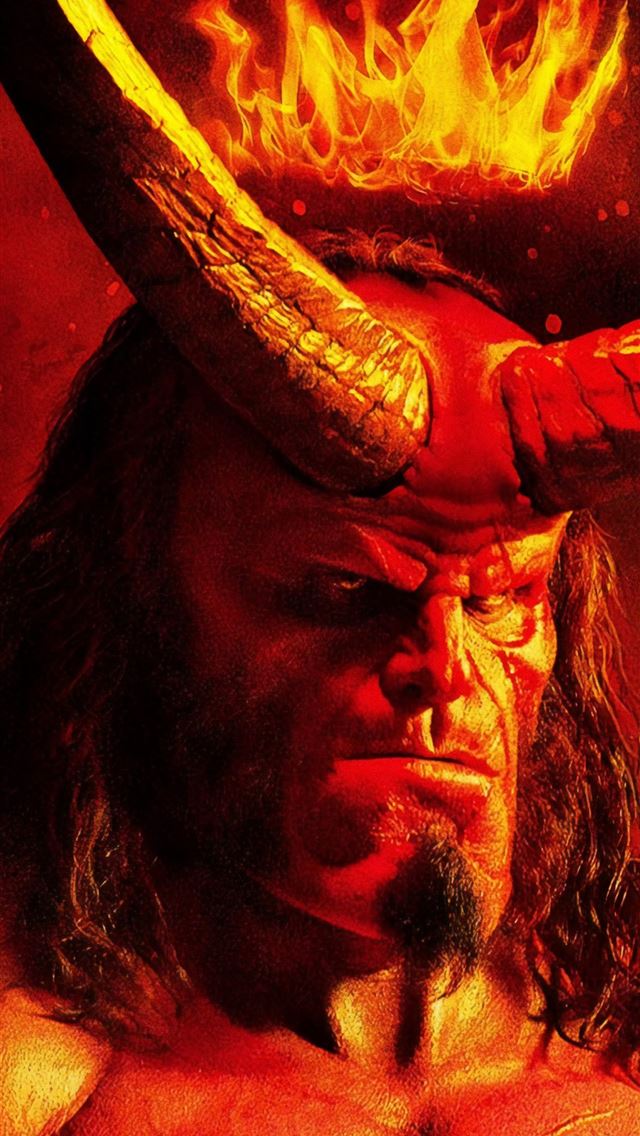 1284x2778 Hellboy David Harbour poster 5K Movies - hellboy iPhone Wallpaper