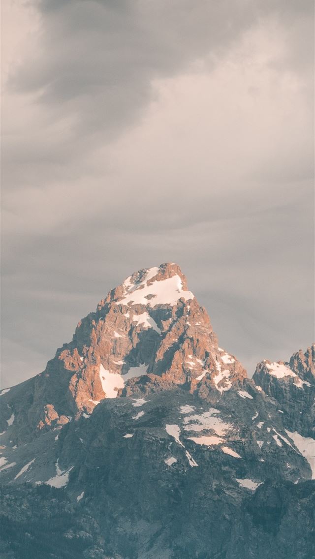 1284x2778 grand teton national park cloudy sky mountains sam... - grand teton national park iPhone Wallpaper