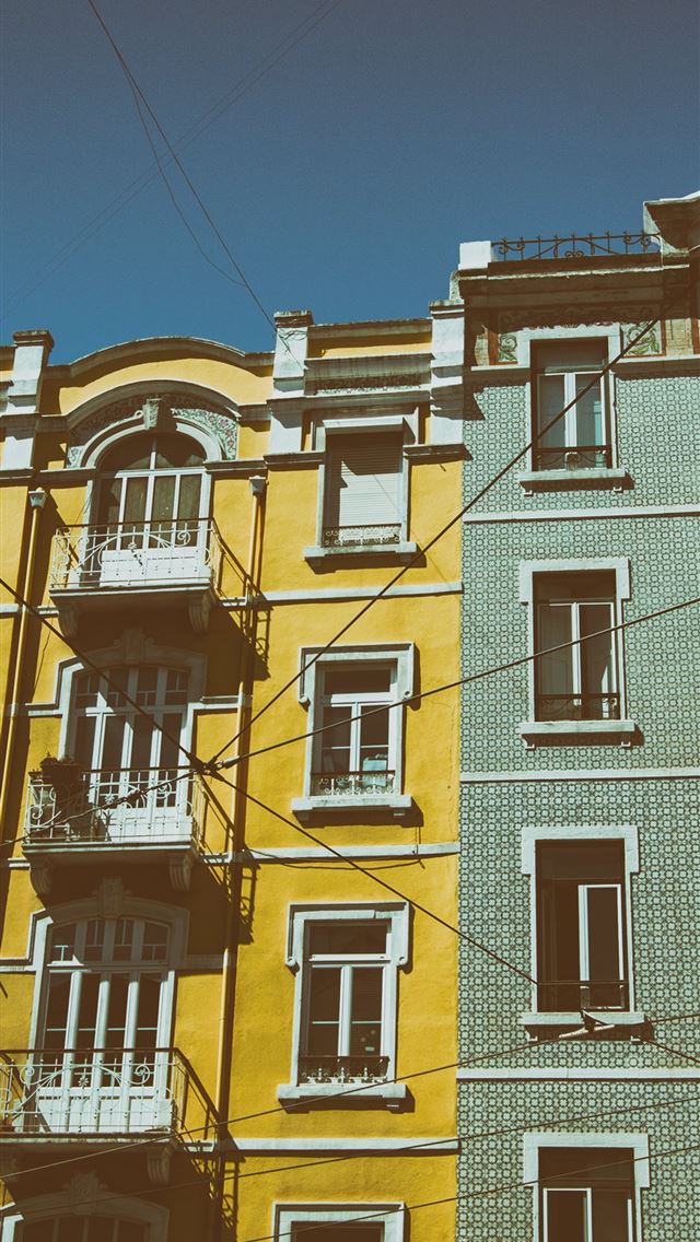 1284x2778 lisbon portugal buildings Sony Xperia X XZ Z5 Prem... - lisbon iPhone Wallpaper