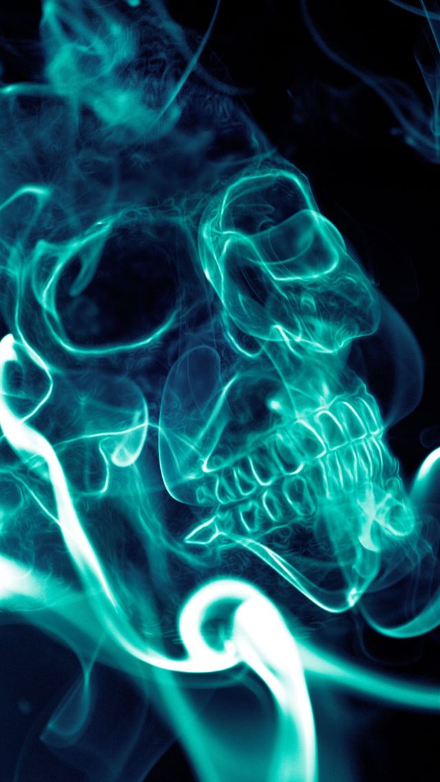 1284x2778 Free Smoke Skull by juuuso for your Desktop Mobile... - 1600x900 iPhone Wallpaper