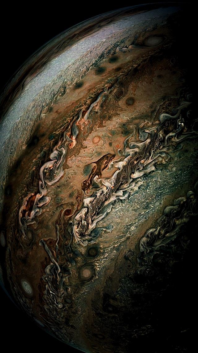 1284x2778 Jupiter Oled Cave -  iPhone Wallpaper
