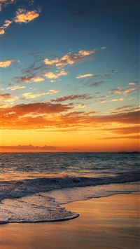 sunset beach wallpaper