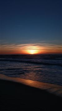 sunset beach wallpaper