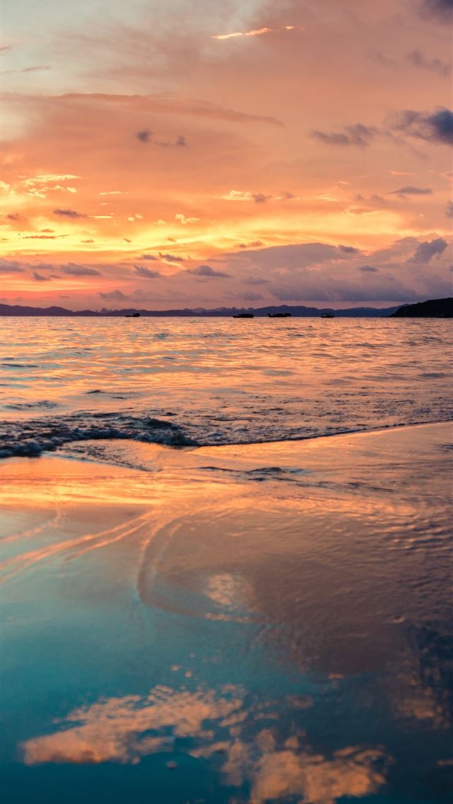 1284x2778 sunset beach - sunset beach iPhone Wallpaper